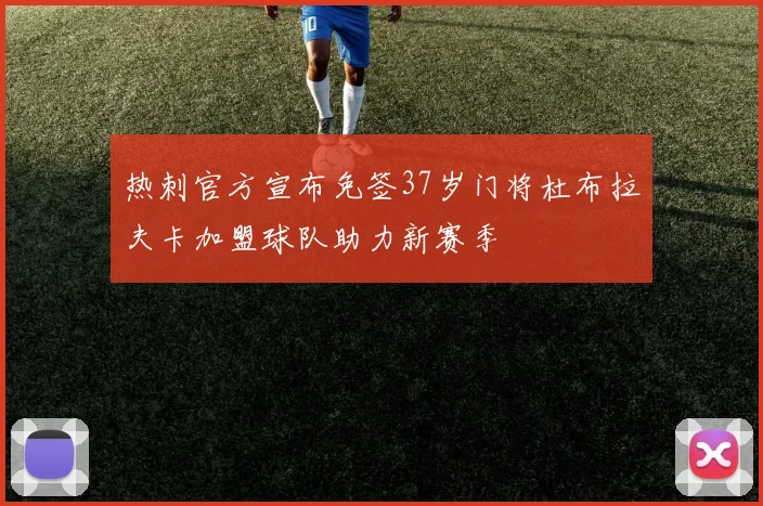 热刺官方宣布免签37岁门将杜布拉夫卡加盟球队助力新赛季